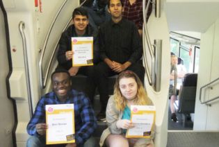 Sieger nach der Presiverleihung