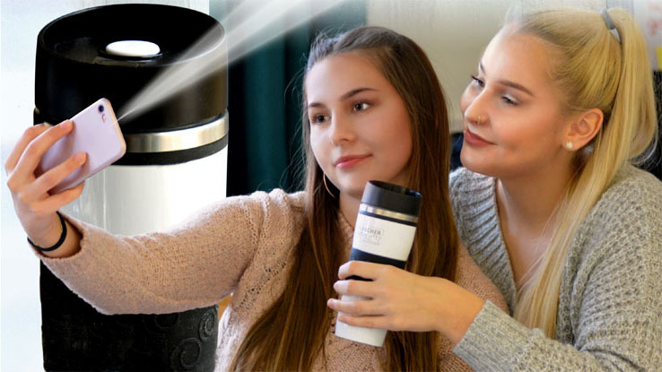 Das lustigste Selfie gewinnt - Startbild für die Aktion