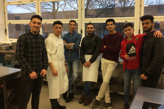 AVM-Klasse beim Abschieds-Kochen