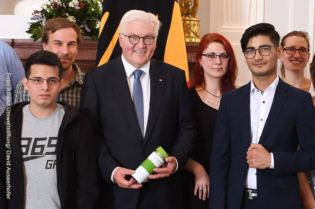 Ehrung bei Bundespräsident Steinmeier