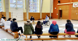 Interview in der Schule Uferstraße - mit AVM-Schülern