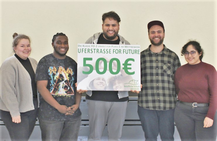 Fachoberschule FOS Hamburg gewinnt Wettbewerb Uferstraße for Future